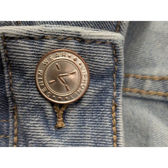 VIP Honey Cargo Jeans Womens 4XL Blue Comfort Stretch Tech Denim High Rise - Picture 14 of 15